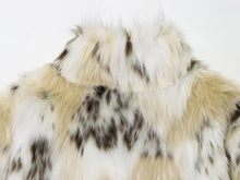 Load image into Gallery viewer, KONDALA Casual Leopard Faux Fur Jackets Women Long Sleeve Buttons Loose Jackets Fashion 2025 Autumn Winter Thick Warm Outwears