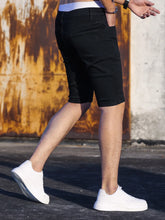 Load image into Gallery viewer, Men's Shorts Strecth Washed Vintage Distressed Pockets Button Basics Shorts
