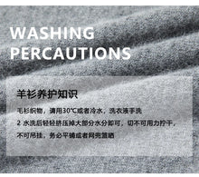 Load image into Gallery viewer, Men's Mock Neck 100% Pure Woolen Sweaters Autumn Winter Warm Cashmere Sweater Solid Knitted Pullovers for Men Slim Knitwear Tops