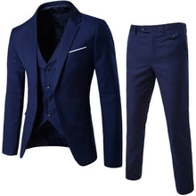 Load image into Gallery viewer, Mens Two Piece Slim Casual Dress Suit