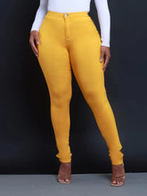 Lade das Bild in den Galerie-Viewer, Women's Casual High-waisted Denim Small Pants