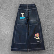 Lade das Bild in den Galerie-Viewer, Y2K Baggy Jeans vintage Embroidered high quality jeans men women Hip Hop Harajuku Goth fashion streetwear Casual wide leg Jeans
