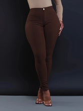 Lade das Bild in den Galerie-Viewer, Women's Casual High-waisted Denim Small Pants