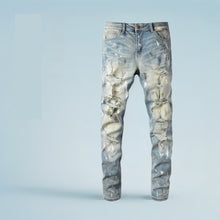 Lade das Bild in den Galerie-Viewer, Vintage Paint Broken Holes Pants Men's Jeans