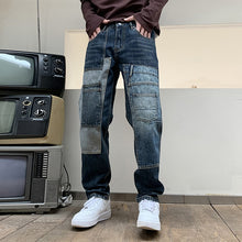 Load image into Gallery viewer, Multi-pocket Loose Dad Jeans