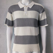 Lade das Bild in den Galerie-Viewer, Mens Summer Lapel Sweater Short Sleeve