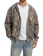 Load image into Gallery viewer, Men's Camouflage Zip-Up Hoodie Coat