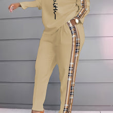 Load image into Gallery viewer, Women'S Plus Size Stretch Polyester Blend Long Sleeve and Pants Set