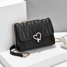 Load image into Gallery viewer, Peach Heart Lock Shoulder Bag Diagonal Cross Bag
