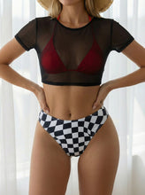 Lade das Bild in den Galerie-Viewer, Sexy Simple Separated Three-Piece Bikini Swimwear
