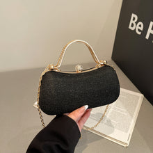Load image into Gallery viewer, Chain sparkling diamond single shoulder crossbody bag
