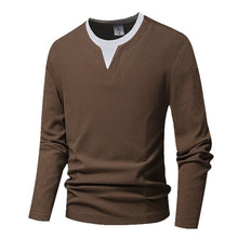 Load image into Gallery viewer, Round neck long sleeved T-shirt
