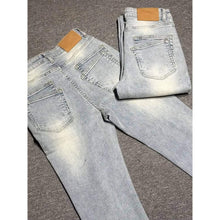 Load image into Gallery viewer, slim-fit stretch skinny jeans men's casual long pants
