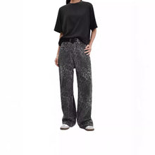 Load image into Gallery viewer, Leopard print jeans for women

