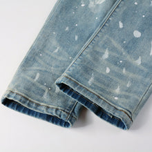 Lade das Bild in den Galerie-Viewer, Vintage Paint Broken Holes Pants Men's Jeans
