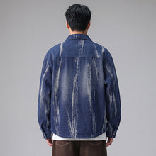 Load image into Gallery viewer, Men's Casual Tie-Dye Long Sleeve Collared Loose Irregular Shirt Jacket
