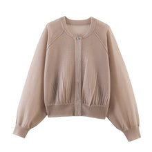Load image into Gallery viewer, Street Knitted Pilot Jacket Women's Clothing

