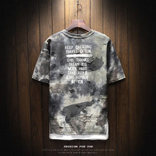 Load image into Gallery viewer, Brand Clothing spring Men design Tshirt short Sleeve Tactical Camouflage T-shirt  masculina tshirt Military broken T shirt
