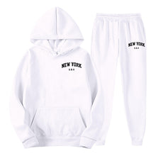 Load image into Gallery viewer, Men's Hoodie Set Solid Color Two-Piece
