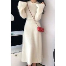 Load image into Gallery viewer, Sets of Women 2 Pieces Autumer Winter Sweater Elegant Pullover Women's Suit with A Skirt Set Slim Soft Warm Korean New Two Piece
