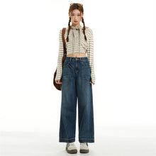 Load image into Gallery viewer, Scratch Narrow Fit Wide Leg Jeans Women
