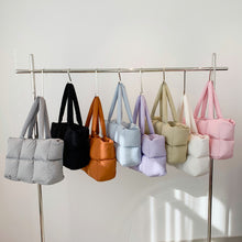 Load image into Gallery viewer, Quilted Single-Shoulder Bag Down Jacket Bag Large Capacity
