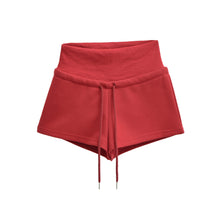Load image into Gallery viewer, Casual White Shorts for Women, Lightweight High-Waisted A-Line Wide Leg Shorts
