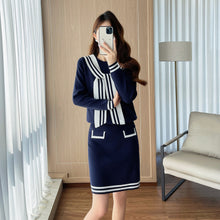 Load image into Gallery viewer, Knitted two-piece set skirt for women
