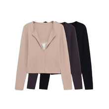 Load image into Gallery viewer, Lace patchwork jacket top for women's clothing
