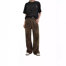 Load image into Gallery viewer, Leopard print jeans for women
