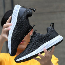 Load image into Gallery viewer, Mesh flying woven breathable shoes men
