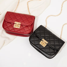 Load image into Gallery viewer, Small square bag embroidered diamond grid women's bag
