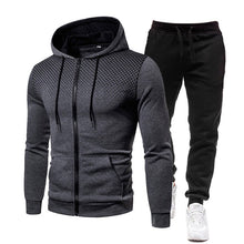 Load image into Gallery viewer, Men's Casual Two-Piece Hooded Sweatshirt Set
