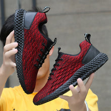 Load image into Gallery viewer, Mesh flying woven breathable shoes men
