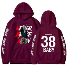 Load image into Gallery viewer, Never Broke Again Hoodies Men Fashion YoungBoy Graphic Print
