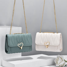 Load image into Gallery viewer, Peach Heart Lock Shoulder Bag Diagonal Cross Bag
