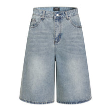 Load image into Gallery viewer, Washed denim shorts
