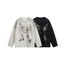 Load image into Gallery viewer, Long Sleeve Loose Fit Waffle Knit T-Shirt
