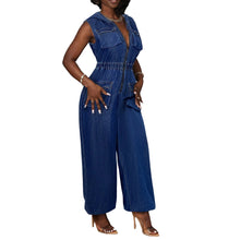 Load image into Gallery viewer, Cowboy jumpsuit jumpsuit work pants
