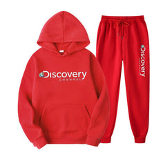 Load image into Gallery viewer, Men's Casual Hooded Sweatshirt Jogger Pants Set
