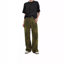 Load image into Gallery viewer, Leopard print jeans for women
