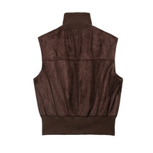 Load image into Gallery viewer, Sleeveless zipper jacket
