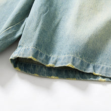 Load image into Gallery viewer, Washed denim shorts
