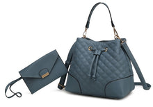 Lade das Bild in den Galerie-Viewer, MKF Wendy Bucket Bag with Wristlet by Mia K
