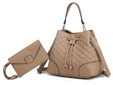 Lade das Bild in den Galerie-Viewer, MKF Wendy Bucket Bag with Wristlet by Mia K
