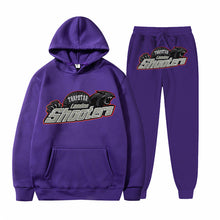 Load image into Gallery viewer, Men's Printed Loose Hooded Two-Piece Sweatshirt Set
