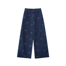 Load image into Gallery viewer, Retro versatile high waisted straight leg jeans for women
