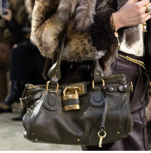 Load image into Gallery viewer, Vintage Distressed Padlock Bag Fashionable Handheld Crossbody Bag for Women
