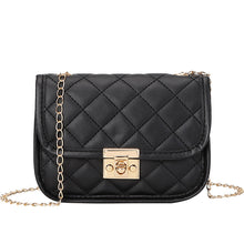 Load image into Gallery viewer, Small square bag embroidered diamond grid women's bag
