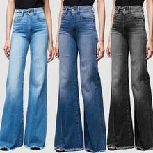 Load image into Gallery viewer, Flare Jeans Pants y2k Women Vintage Denim Ladies Jeans Women High Waist Fashion Stretch Pocket Trousers Wide Leg Jeans
